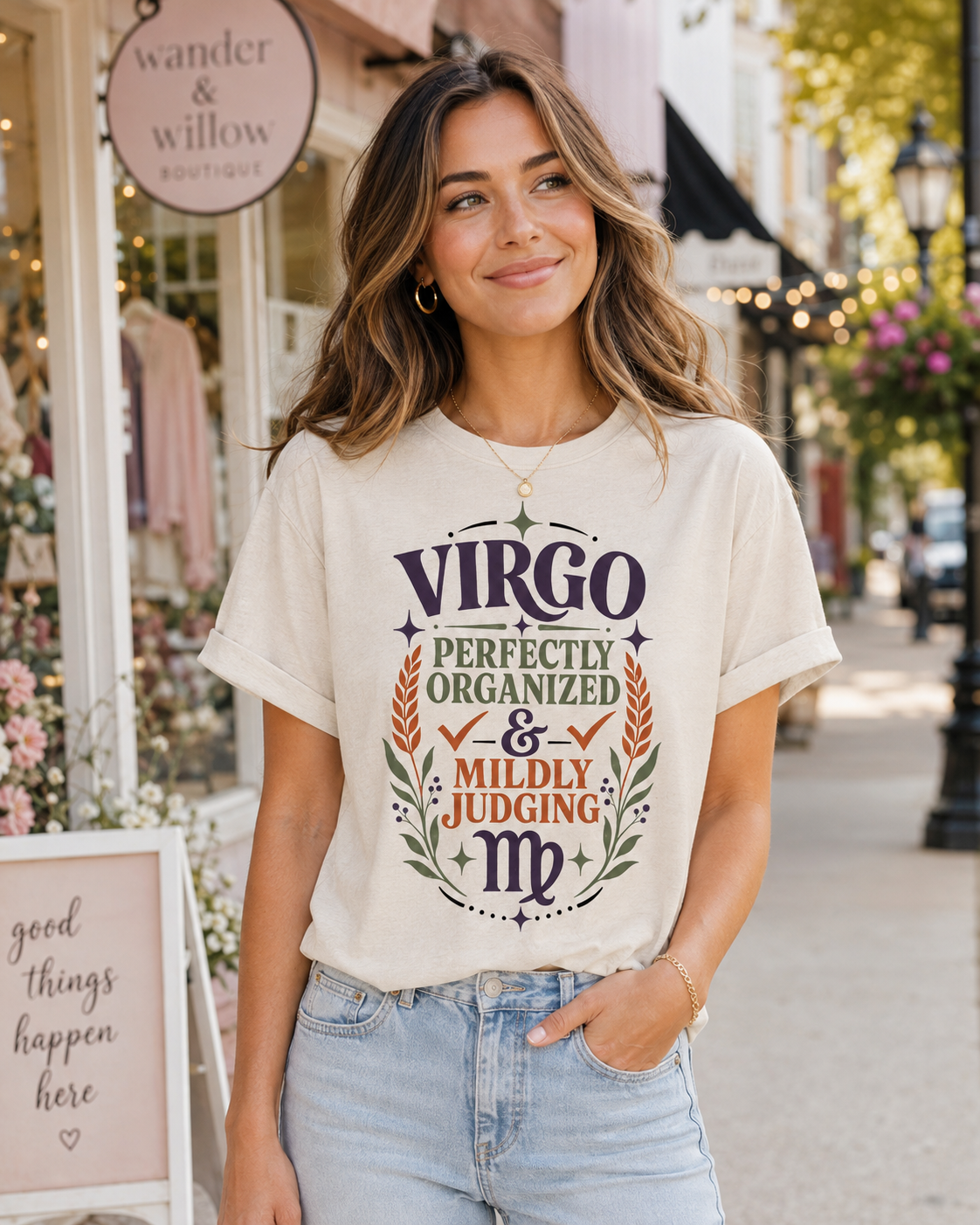 Virgo Zodiac Shirt, Perfectly Organized Mildly Judging Tee, Sassy Astrology Gift, Virgo Birthday Shirt, Sass in the Stars Collection
