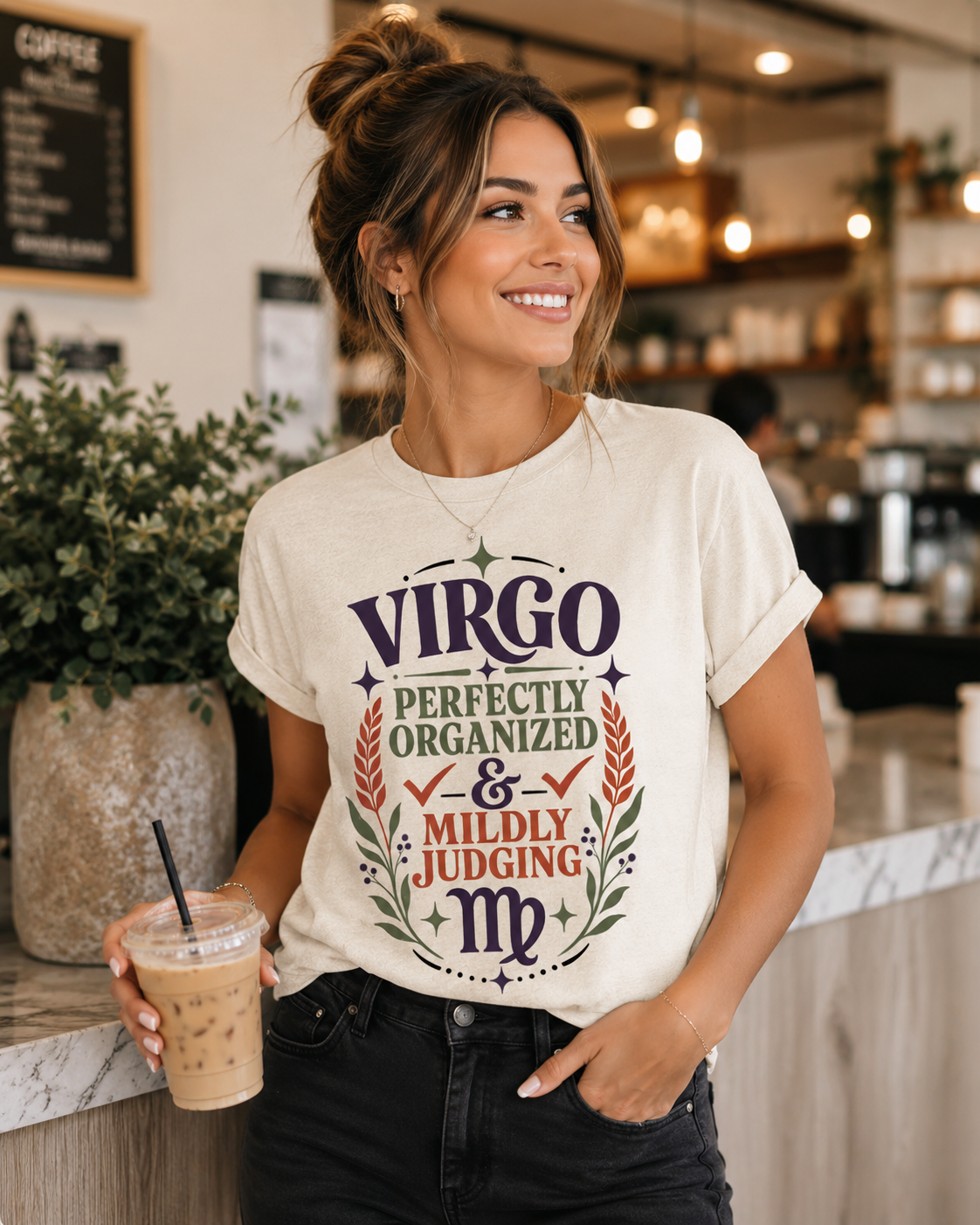 Virgo Zodiac Shirt, Perfectly Organized Mildly Judging Tee, Sassy Astrology Gift, Virgo Birthday Shirt, Sass in the Stars Collection