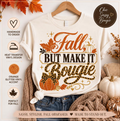 Leopard Pumpkin Fall Shirt, Bougie Autumn Heat Transfer Tee